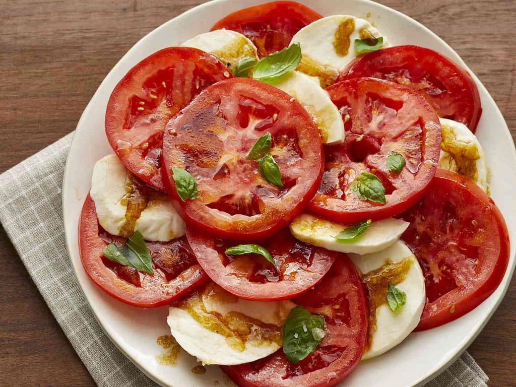 Tomato Mozzarella Basil Salad